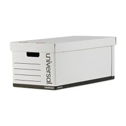 Universal Corrugated File Box with Lift Off Lid, 12/Carton (UNV95220)