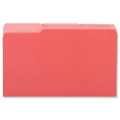 Universal File Folder, Legal Size, Red, 100/Box (UNV15303)