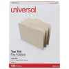 Universal File Folder, Letter Size, Manila, 100/Box (UNV12122)