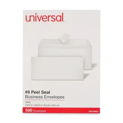Universal Pull & Seal Business #9 Envelopes 3 7/8