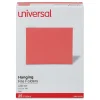 Universal Recycled Hanging File Folder, Letter Size, Red, 25/Box (UNV14118)