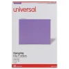 Universal Recycled Hanging File Folder, Letter Size, Violet, 25/Box (UNV14120)