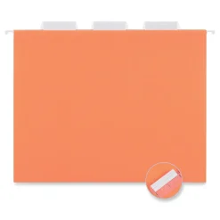 Universal Recycled Hanging File Folders, Letter Size, Assorted Colors, 25/Box (UNV14121)