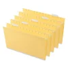 Universal Recycled Hanging File Folder, Legal Size, Yellow, 25/Box (UNV14219)