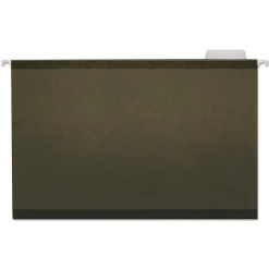 Universal Recycled Hanging File Folder, Legal Size, Standard Green, 25/Box (UNV24215)