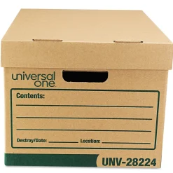 Universal Recycled Record Storage Boxes, Letter, 12