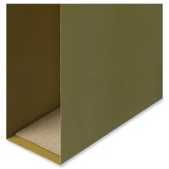 Universal Reinforced Recycled Hanging File Folder, Legal Size, Green, 25/Box (UNV14152)