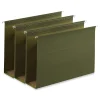 Universal Reinforced Recycled Hanging File Folder, Legal Size, Green, 25/Box (UNV14153)
