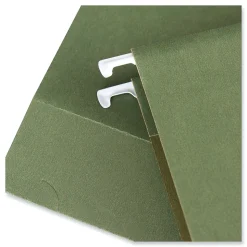 Universal Reinforced Recycled Hanging File Folder, Legal Size, Green, 25/Box (UNV14153)