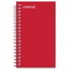 Universal Side Wirebound Memo Books, 5" x 3", Narrow Ruled, 50 Sheets/Pad, 12/Pack (UNV20453)