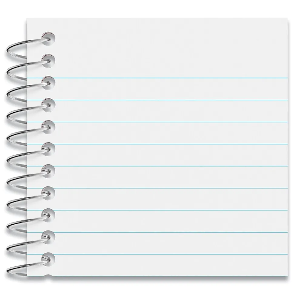 Universal Side Wirebound Memo Books, 5" x 3", Narrow Ruled, 50 Sheets/Pad, 12/Pack (UNV20453)