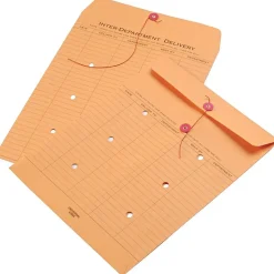 Universal String/Button Interoffice #97 Envelopes, 10 x 13, Kraft, 100/Box