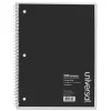 Universal Wirebound Notebook, 8.5 x 11, College Ruled, 200 Sheets, Assorted Color Cover (UNV66500)