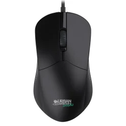 Urban Factory CYCLEE Eco-Designed Ambidextrous Computer Mouse, Black (GWM01UF)