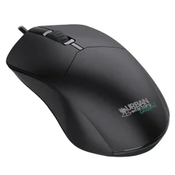 Urban Factory CYCLEE Eco-Designed Ambidextrous Computer Mouse, Black (GWM01UF)