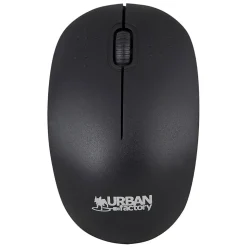Urban Factory FREE Wireless Ambidextrous Optical USB Mouse, Black (WMB01UF)