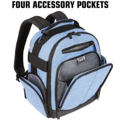 USA GEAR U Series UBK VR Headset Backpack, Medium, Blue (9033575)