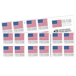 USPS U.S. Flag Forever, 20 Postage Stamps (FOREVER-FLAG20)