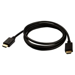 V7 V7HDMIPRO-2M-BLK 6.56' HDMI Audio/Video Cable, Black