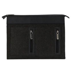 Vangoddy 2 Pack Slim Light weight Sleeve Case for 13 - 14 Inch Laptop, Black and Brown (PT_000001153)