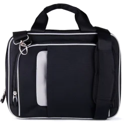 Vangoddy Back to School Messenger Shoulder Bag Briefcase, Fits 13 Inch Laptop, Black (NBKLEA638)
