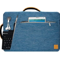 Vangoddy Laptop Backpack, Blue Nylon (LAPLEA041)