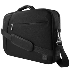 Vangoddy Laptop Messenger, Black Nylon (LAPLEA043)