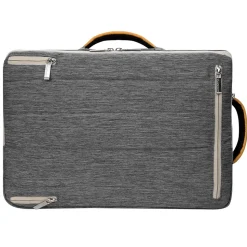 VanGoddy Laptop Messenger, Gray Nylon (LAPLEA022)
