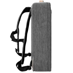 VanGoddy Laptop Messenger, Gray Nylon (LAPLEA022)