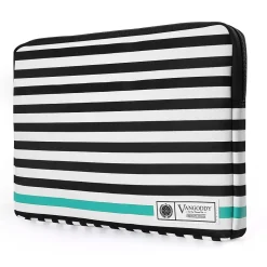 Vangoddy Luxe B Vegan Leather Laptop Sleeve for 11-12", Blue (SLVLEA002)