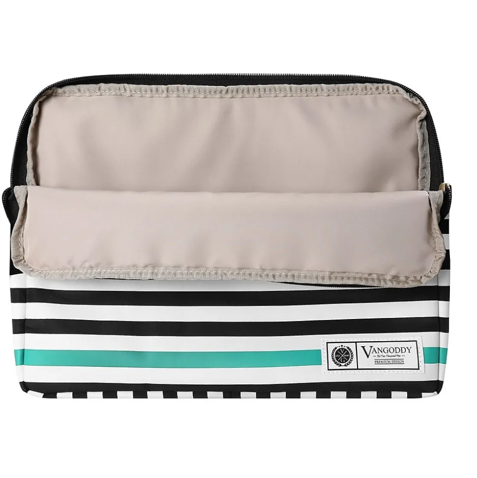 Vangoddy Luxe B Vegan Leather Laptop Sleeve for 11-12", Blue (SLVLEA002)