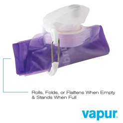 Vapur Anti-Bottle Collapsible Wide Mouth Water Bottle, 23 oz., Lavender (10282)