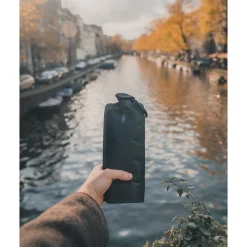 Vapur Anti-Bottle Collapsible Wide Mouth Water Bottle, 34 oz., Blackout (10219)