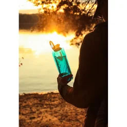 Vapur Anti-Bottle Collapsible Wide Mouth Water Bottle, 34 oz., Gradient Gray (10258)