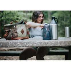 Vapur Anti-Bottle Collapsible Wide Mouth Water Bottle, 18 oz., Cool Grey (10201)