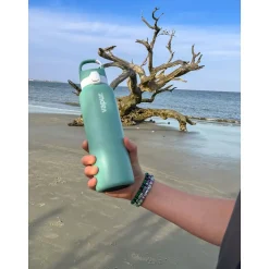Vapur Chill Double Steel Wall Insulated Water Bottle 20 oz., Sea Glass (30183)