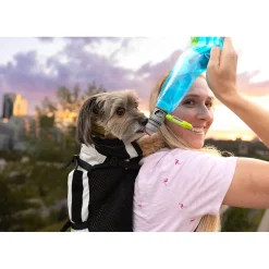 Vapur EZ Lick Portable Dog Water Bottle, Blue (30147)