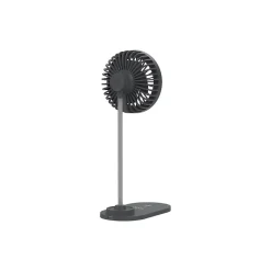 Veho UF-2 Wireless Charging Stand with Fan and LED Light, Gray (VUF-002-UF2)