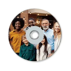 Verbatim Inkjet Media Labels, White, 7 Labels/Sheet, 50 Sheets/Pack (71126)