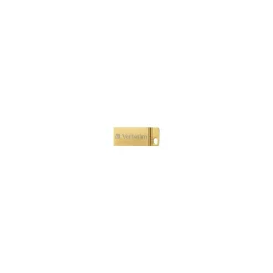 Verbatim Metal Executive 64GB USB 3.0 Type A Flash Drive, Gold (99106)