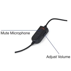 Verbatim Mono Headset, Over-the-Head, Black (70722)