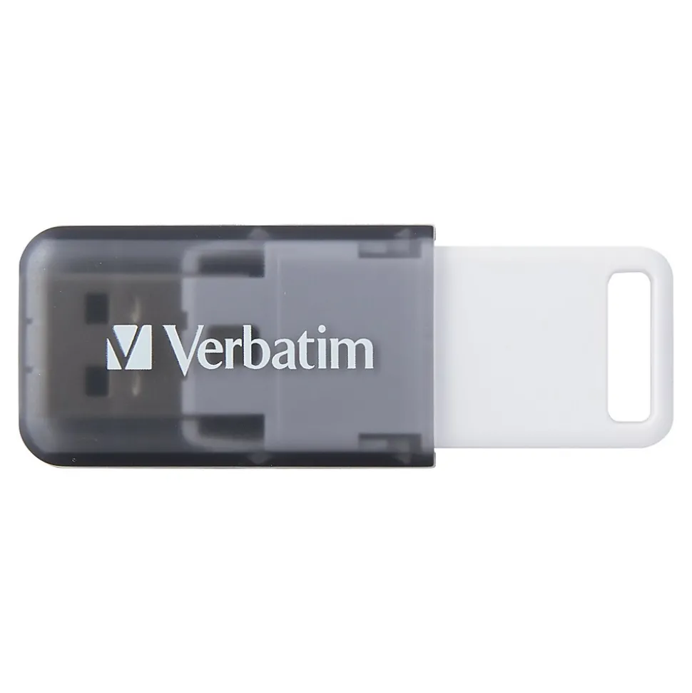 Verbatim SeaGlass 128GB USB 3.2 Type A Flash Drive, Gray (70909)