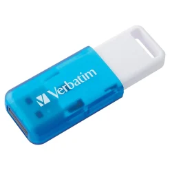 Verbatim SeaGlass 32GB USB 3.2 Type A Flash Drive, Blue (71268)