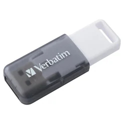 Verbatim SeaGlass 64GB USB 3.2 Type A Flash Drive, Gray (71273)