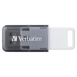 Verbatim SeaGlass 64GB USB 3.2 Type A Flash Drive, Gray (71273)