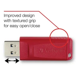 Verbatim Store 'n' Go 4GB USB 2.0 Type A Flash Drive, Red (95236)