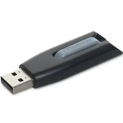 Verbatim Store 'n' Go V3 8GB USB 3.2 Type A Flash Drive, Black/Gray (49171)
