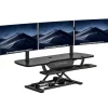 VersaDesk PowerPro 48"W Electric Adjustable Standing Desk Converter, Black (SP7644824-00-01)