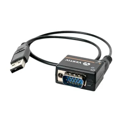 Vertiv Avocent USB-A to VGA Video Adapter Cable, Male to Male, Black, 8/Pack (SFIQ-VGA08)