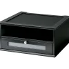 Victor Technology Wooden Desktop Monitor Riser, Midnight Black (1175-5)